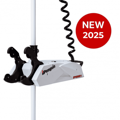Электромотор HAIBO IPENGUIN P001 12v/72 New 2025 + ВСТРОЕННЫЙ КОМПАС